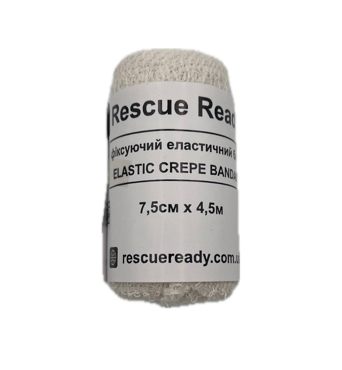 Фіксуючий еластичний бинт Rescue Ready 7,5 см х 4,5м Фіксуючий еластичний бинт Rescue Ready 7,5 см х 4,5м