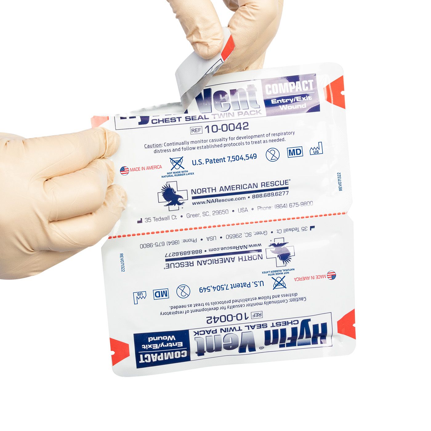 Оклюзійна наліпка Hyfin Vent COMPACT Twin Pack Оклюзійна наліпка Hyfin Vent COMPACT Twin Pack