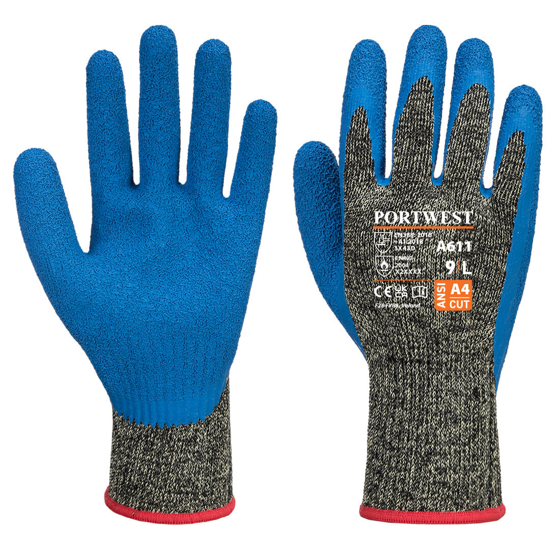 Рукавичка Portwest A611 Aramid HR — арамід + латекс Рукавичка Portwest A611 Aramid HR — арамід + латекс