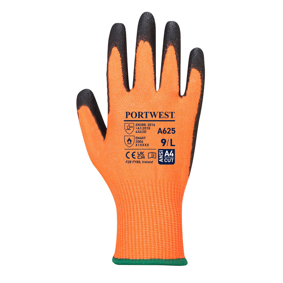 Рукавички Portwest A625 Vis-Tex Cut Resistant із ПУ покриттям Рукавички Portwest A625 Vis-Tex Cut Resistant із ПУ покриттям