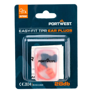 Беруші багаторазові Portwest EP22, SNR 28 дБ, зі шнурком